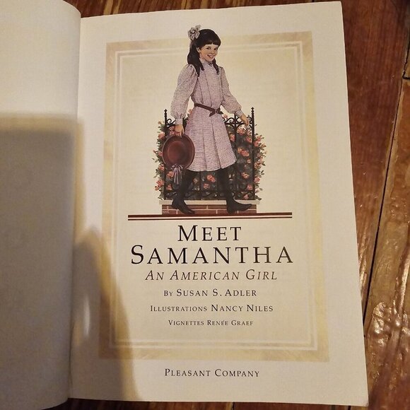 An American Girl Meet Samantha Book 1 1st Edition Vintage 1986 - Picture 8 of 13